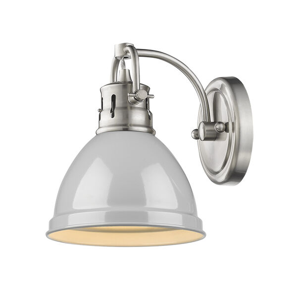 Duncan Pewter Six-Inch One-Light Bath Wall Sconce, image 2